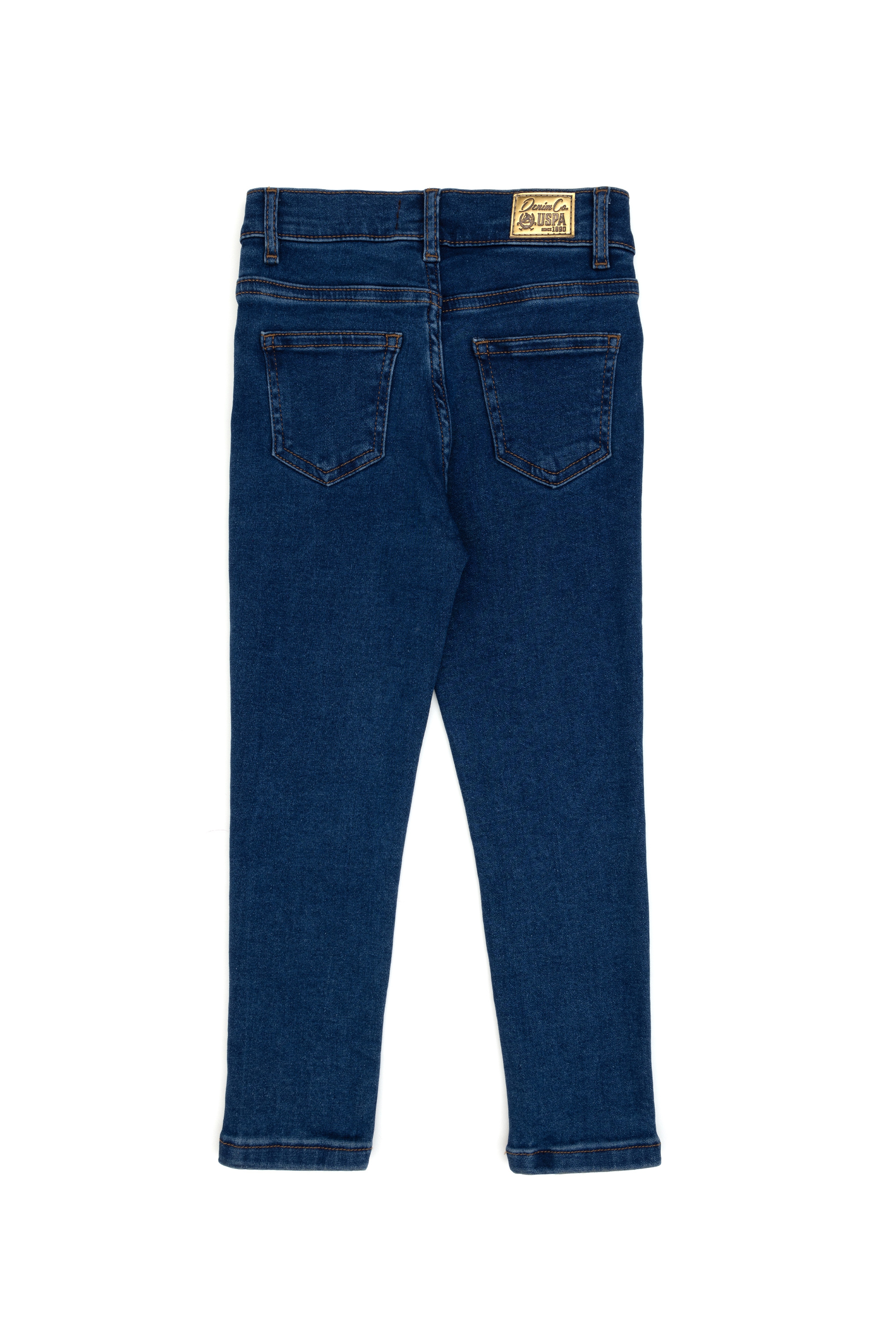Kız Çocuk Mavi Skinny Fit Yüksel Bel Jean Pantolon