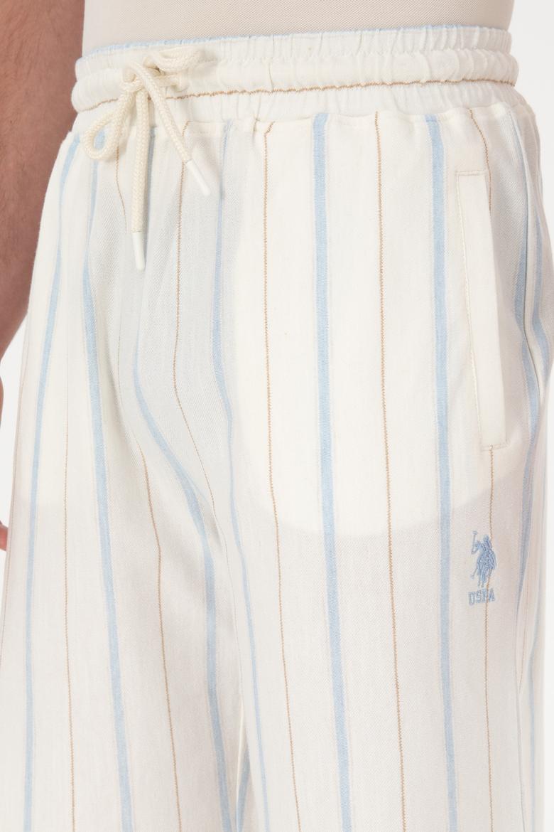 Erkek Beyaz Örme Şort - 50300021026