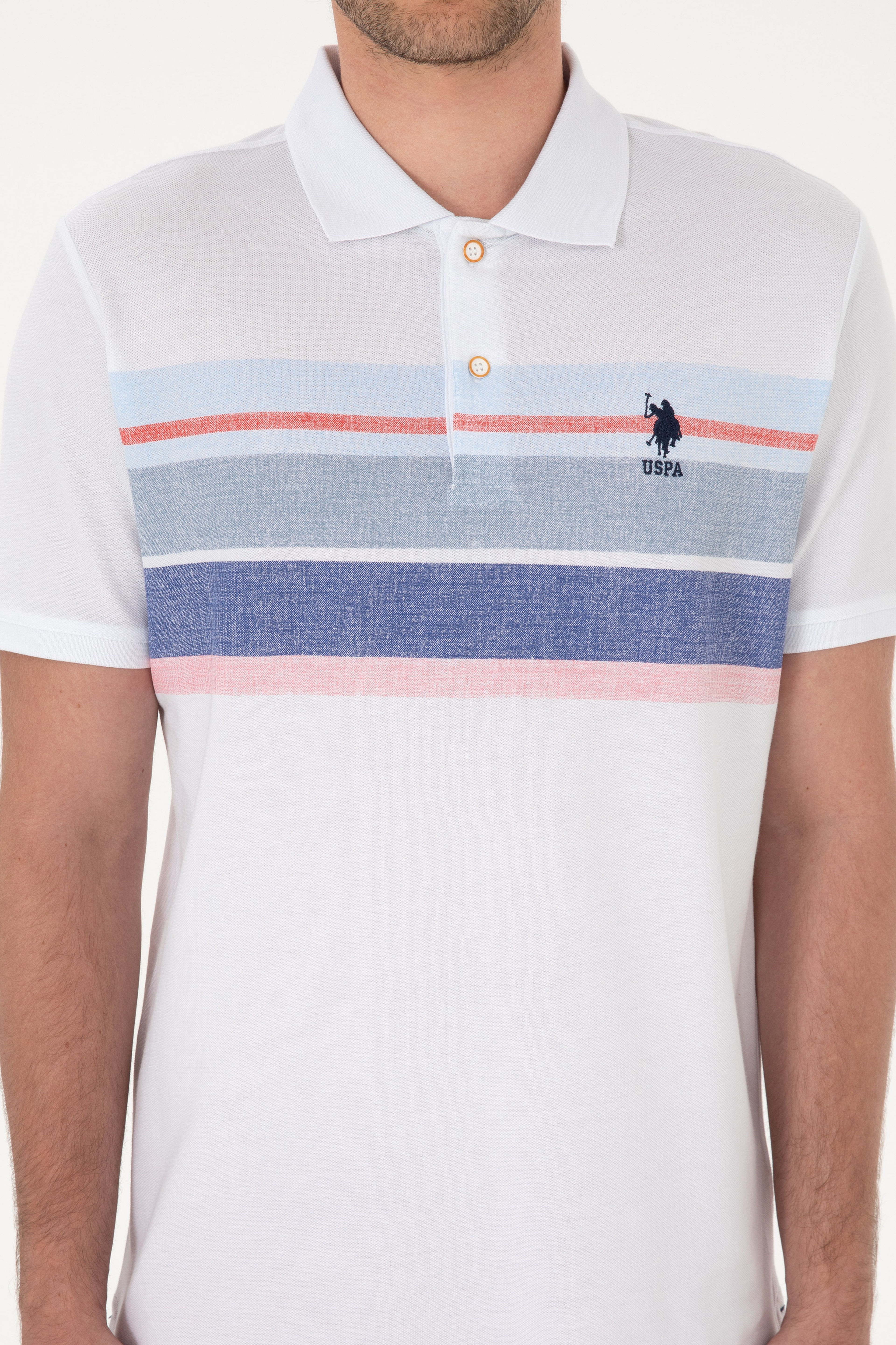 Erkek Regular Fit Polo Yaka Lacivert Tişört - Image 6