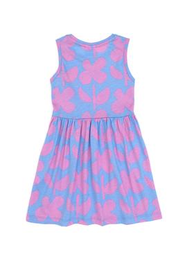 Kız Çocuk Saks Örme Elbise - 50283338004