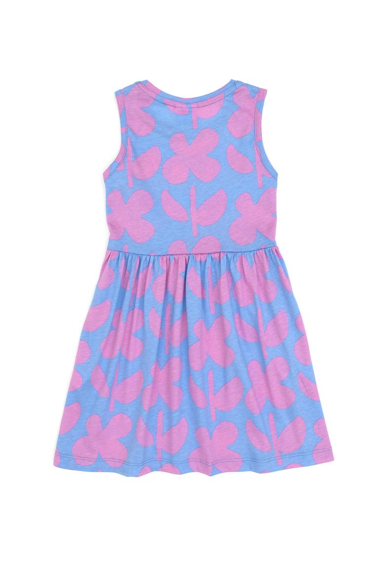 Kız Çocuk Saks Örme Elbise - 50283338004