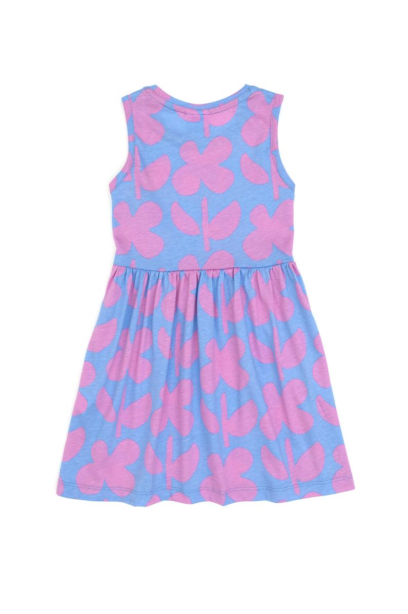 Kız Çocuk Saks Örme Elbise