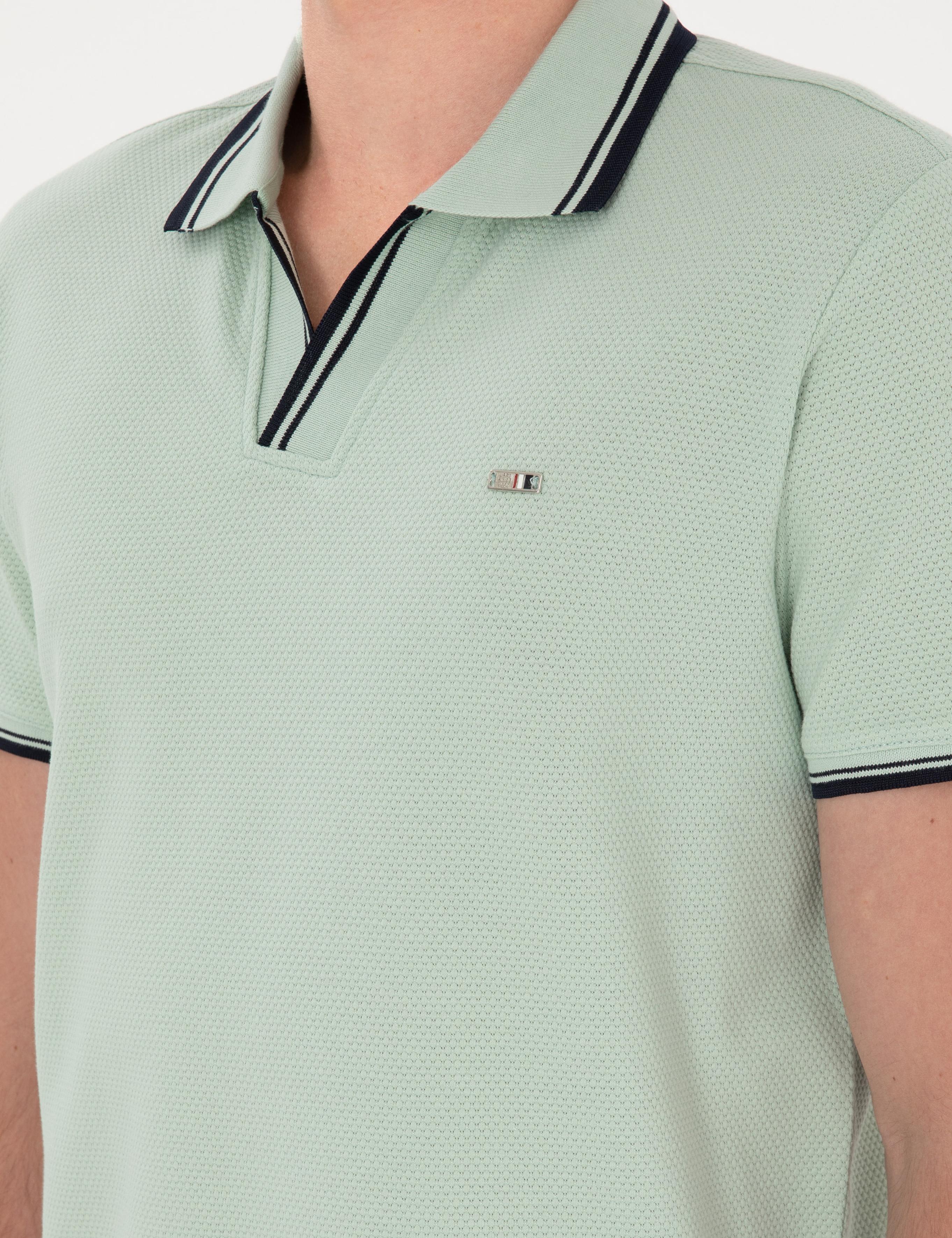 تی شرت یقه انگلیسی اندامی یقه پولو مردانه یو اس پولو | U.S. Polo Assn. - تصویر 7