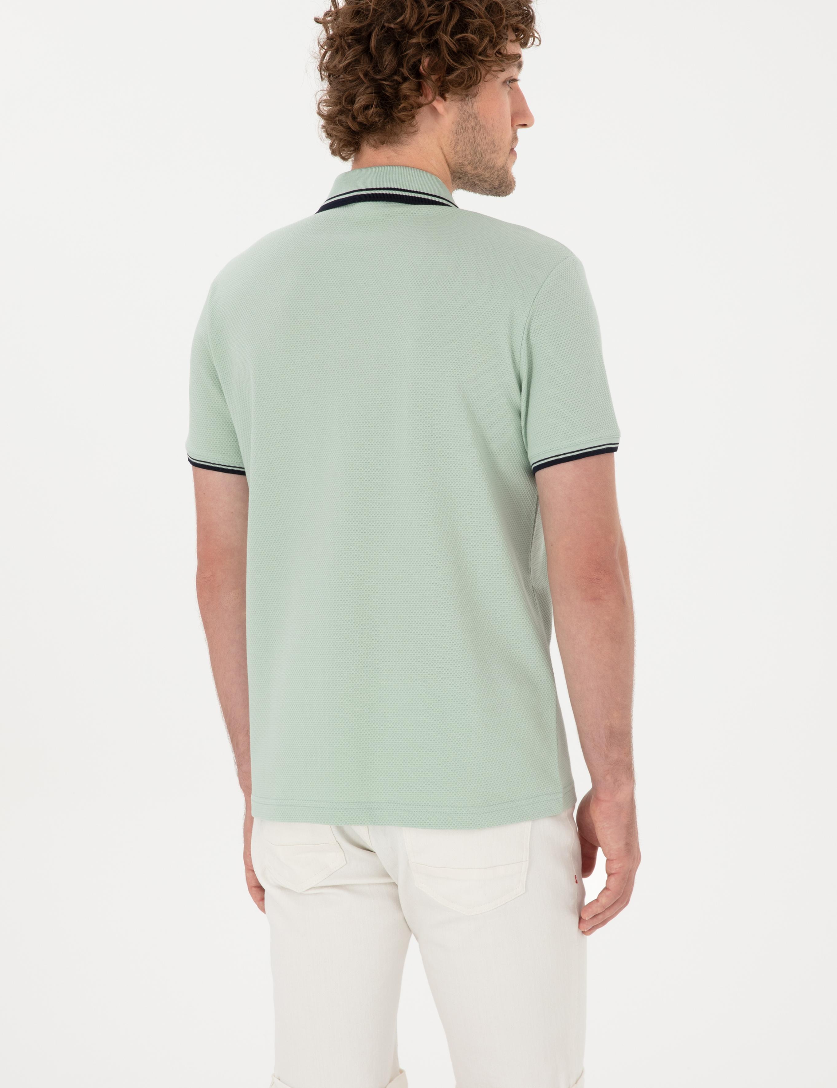 تی شرت یقه انگلیسی اندامی یقه پولو مردانه یو اس پولو | U.S. Polo Assn. - تصویر 5