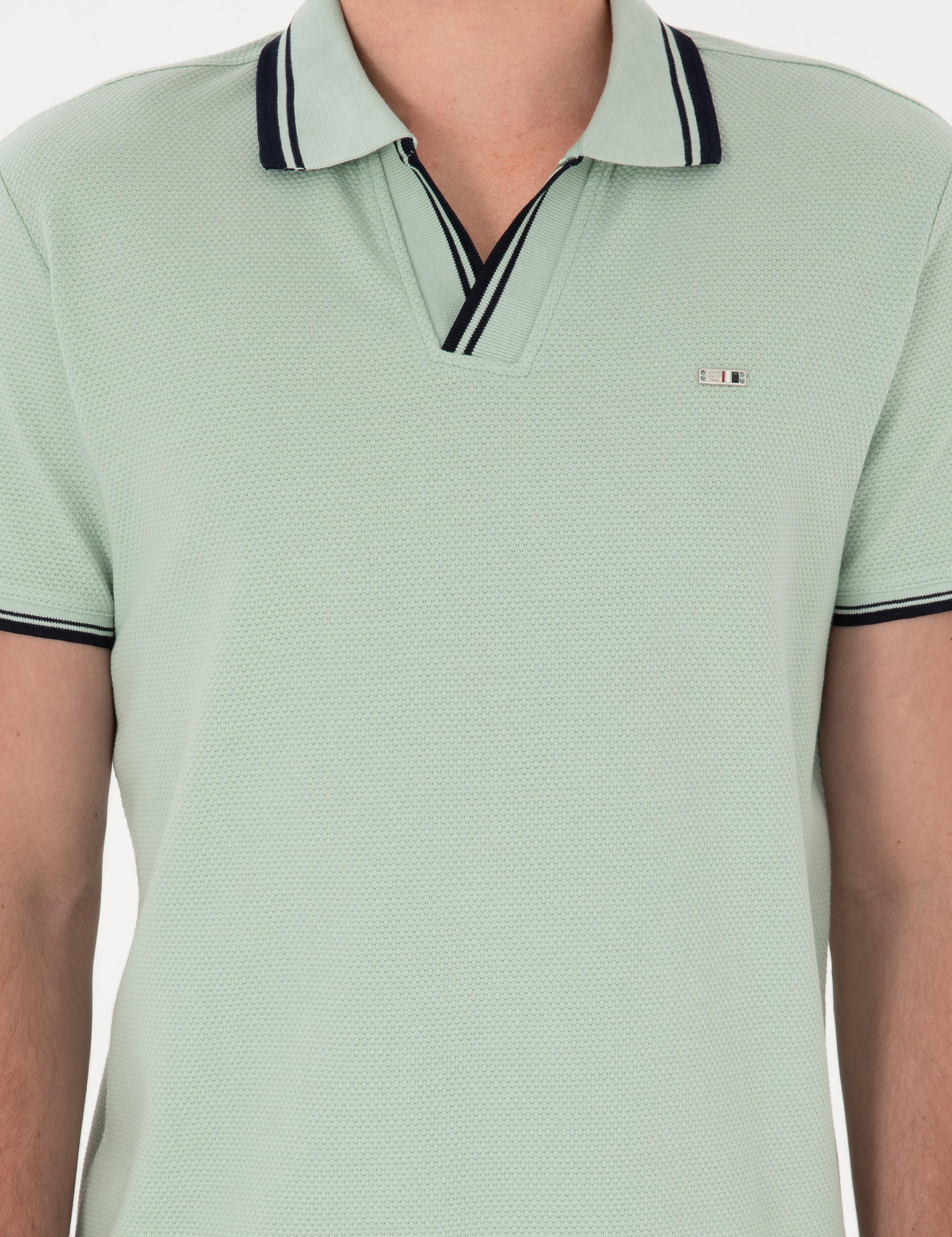 تی شرت یقه انگلیسی اندامی یقه پولو مردانه یو اس پولو | U.S. Polo Assn. - تصویر 6