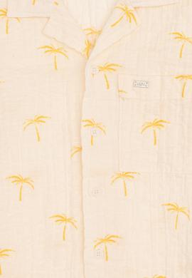 Erkek Çocuk Sarı Kısa Kollu Gömlek - 50306582004