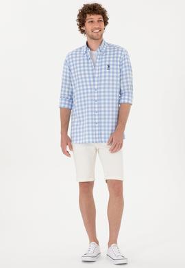 Erkek Mavi Uzun Kollu Gömlek - 50264391007