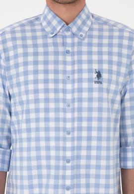 Erkek Mavi Uzun Kollu Gömlek - 50264391007