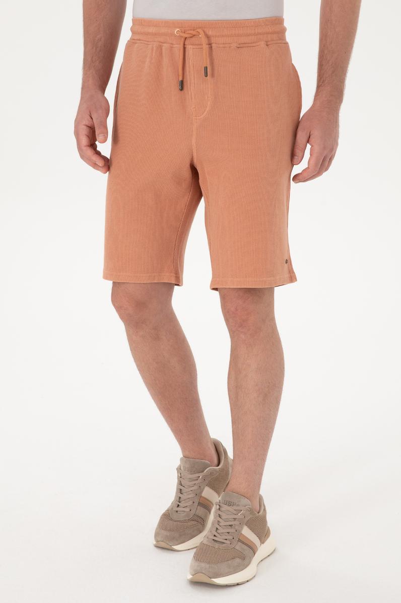 Erkek Pudra Örme Şort