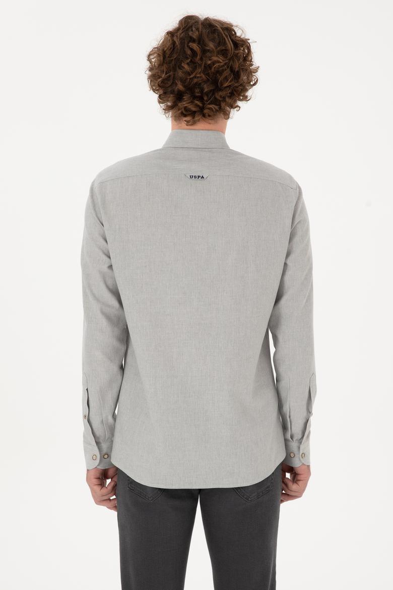 Erkek Taş Uzun Kollu Basic Gömlek - 50271275033