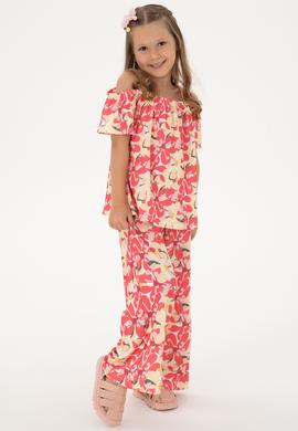 Kız Çocuk Turuncu Askı Detaylı Tişört - 50300158025