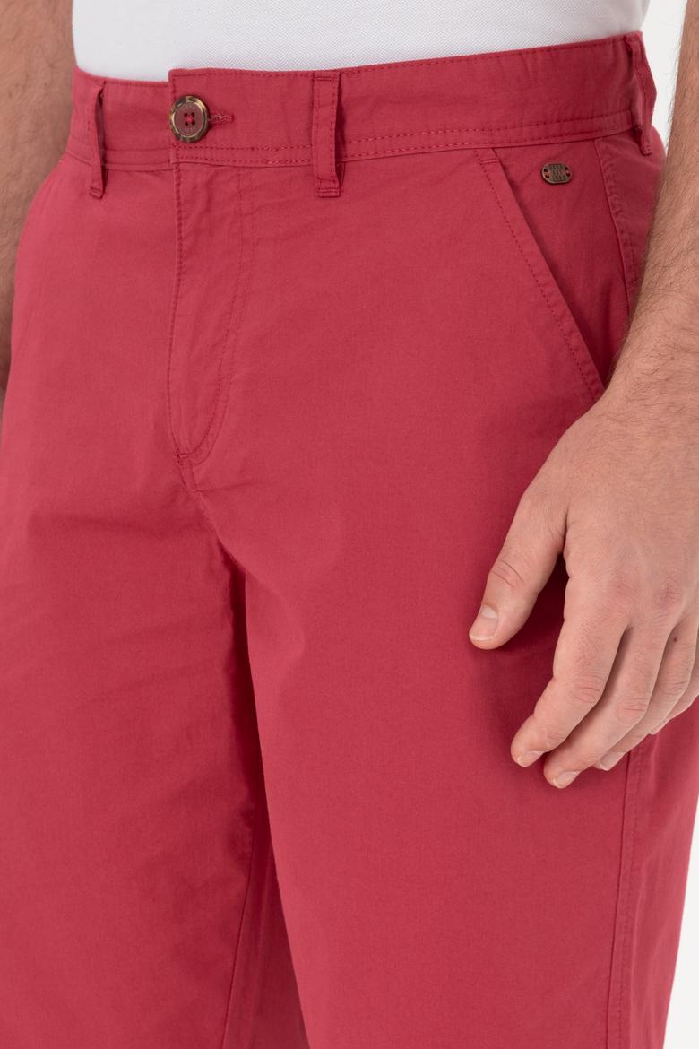 Erkek Vişne Dokuma Şort - 50300418051