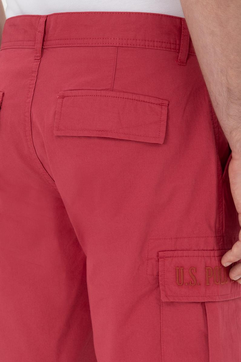 Erkek Vişne Dokuma Şort