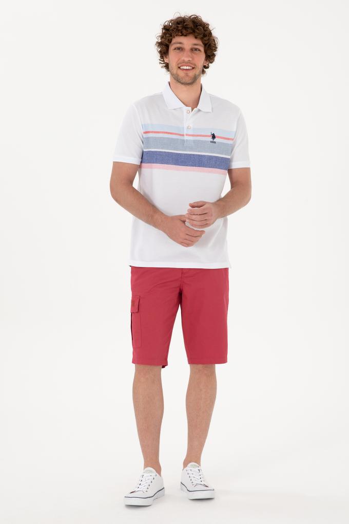 Erkek Vişne Dokuma Şort