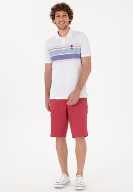 Erkek Vişne Dokuma Şort - 50300418051