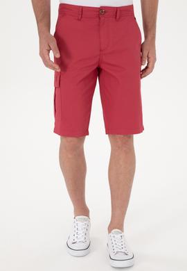 Erkek Vişne Dokuma Şort - 50300418051