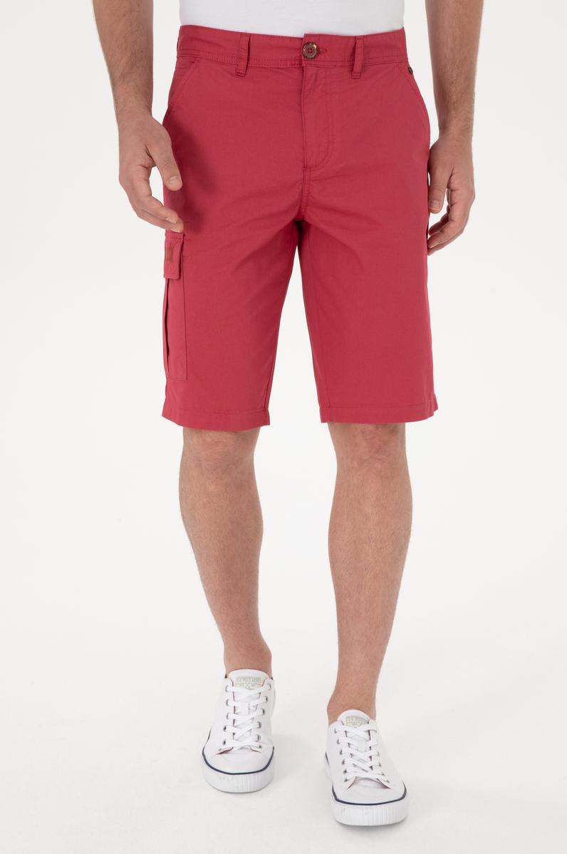 Erkek Vişne Dokuma Şort