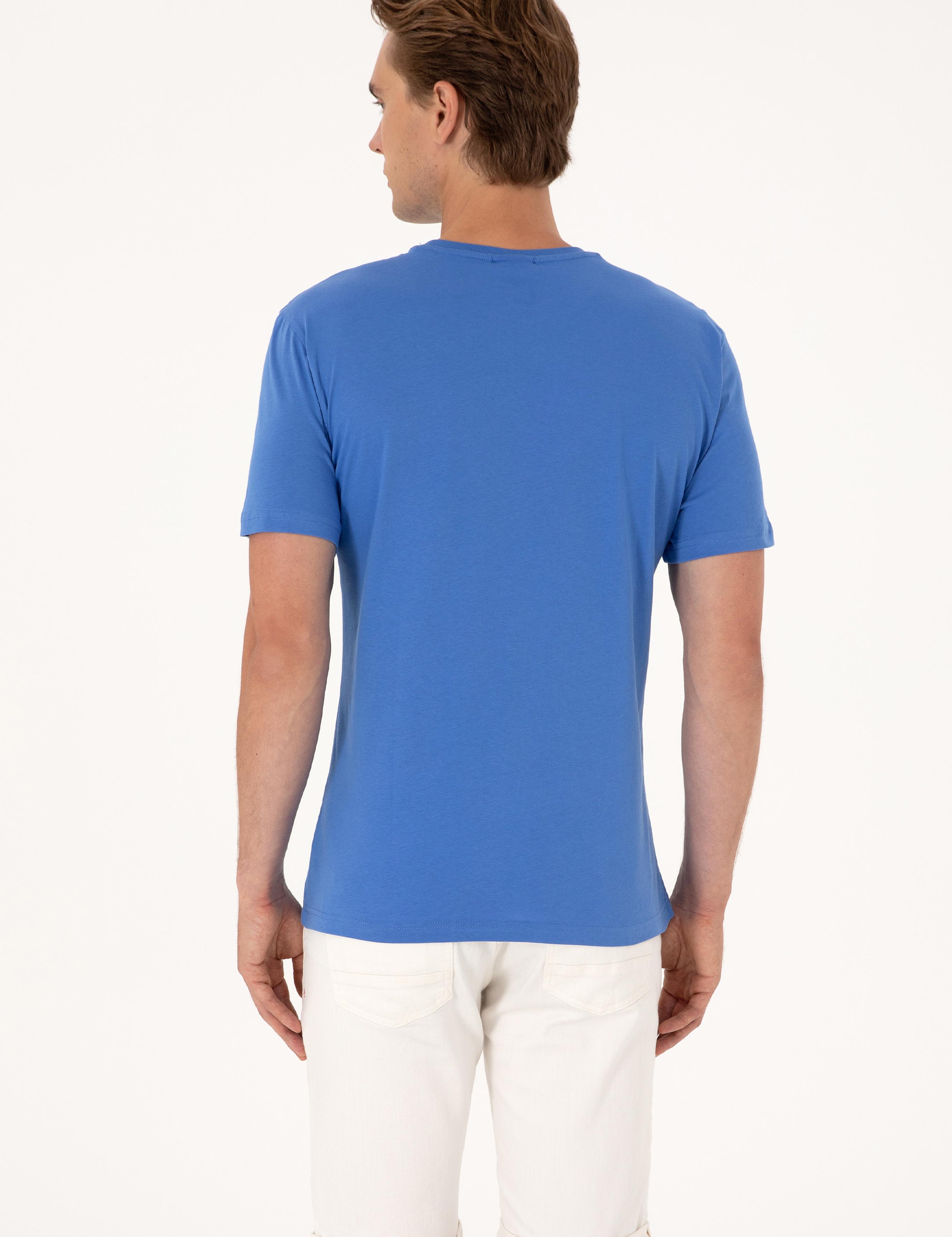 تی شرت یقه گرد رگولار یقه گرد مردانه یو اس پولو | U.S. Polo Assn. - تصویر 5