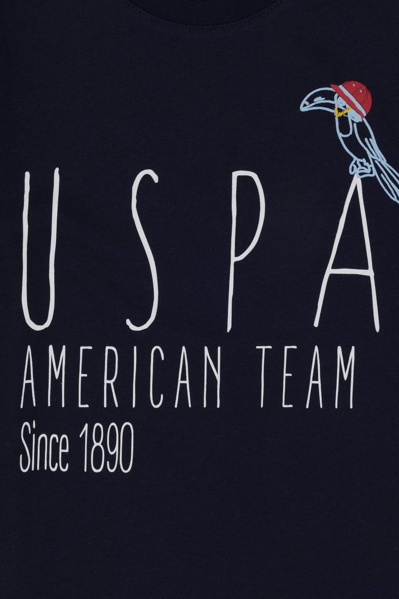 Erkek Çocuk Bisiklet Yaka Lacivert Tişört - 50307267024