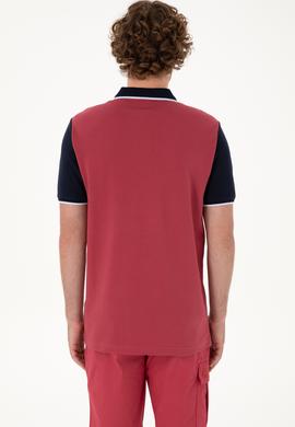 Erkek Regular Fit Polo Yaka Vişne Tişört - 50306871029