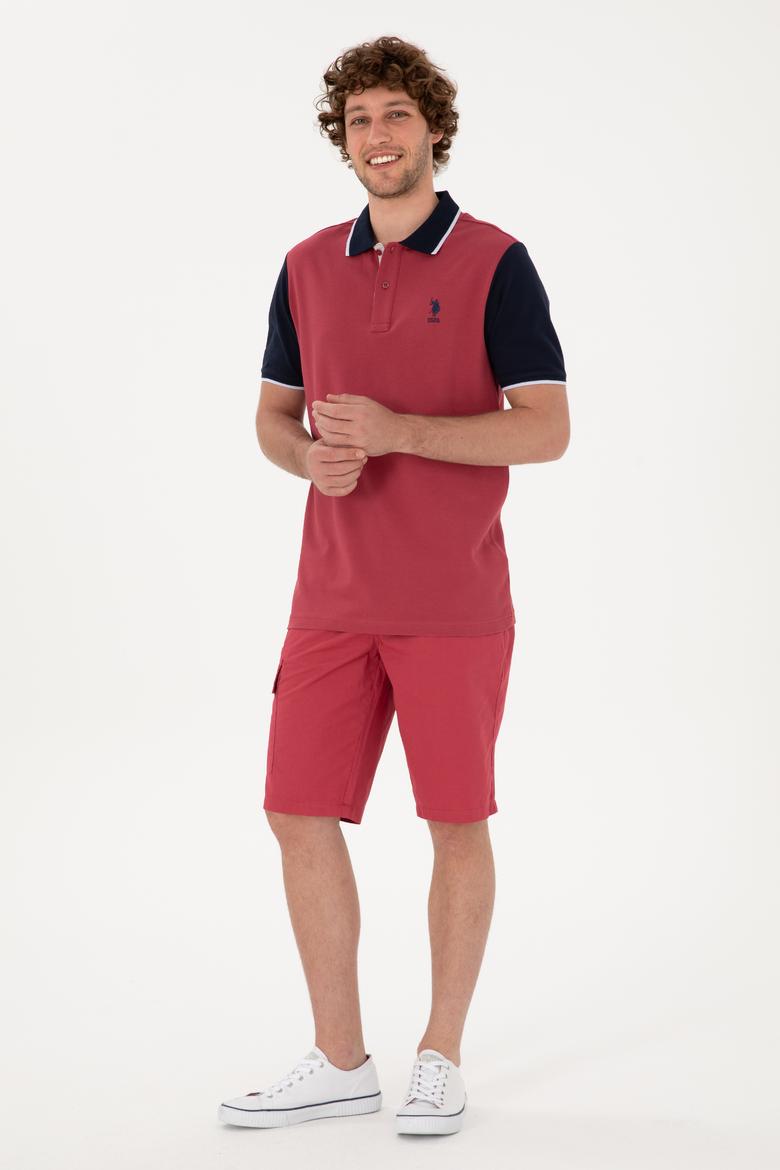 Erkek Regular Fit Polo Yaka Vişne Tişört - 50306871029