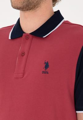 Erkek Regular Fit Polo Yaka Vişne Tişört - 50306871029