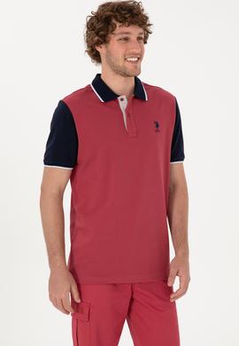 Erkek Regular Fit Polo Yaka Vişne Tişört - 50306871029