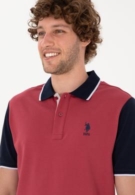 Erkek Regular Fit Polo Yaka Vişne Tişört - 50306871029