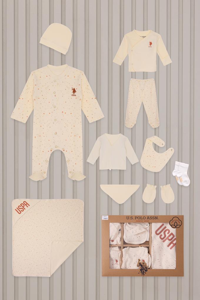 Kız Bebek Krem Hastane Çıkışı 10'lu Set