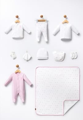 Kız Bebek Beyaz Hastane Çıkışı 10'lu Set - 50322820001