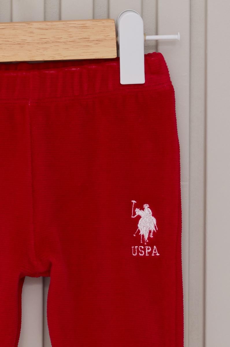 Kız Bebek Kırmızı Pijama Takımı