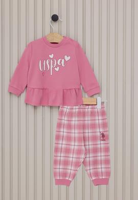 Kız Bebek Pembe Pijama Takımı - 50322808004