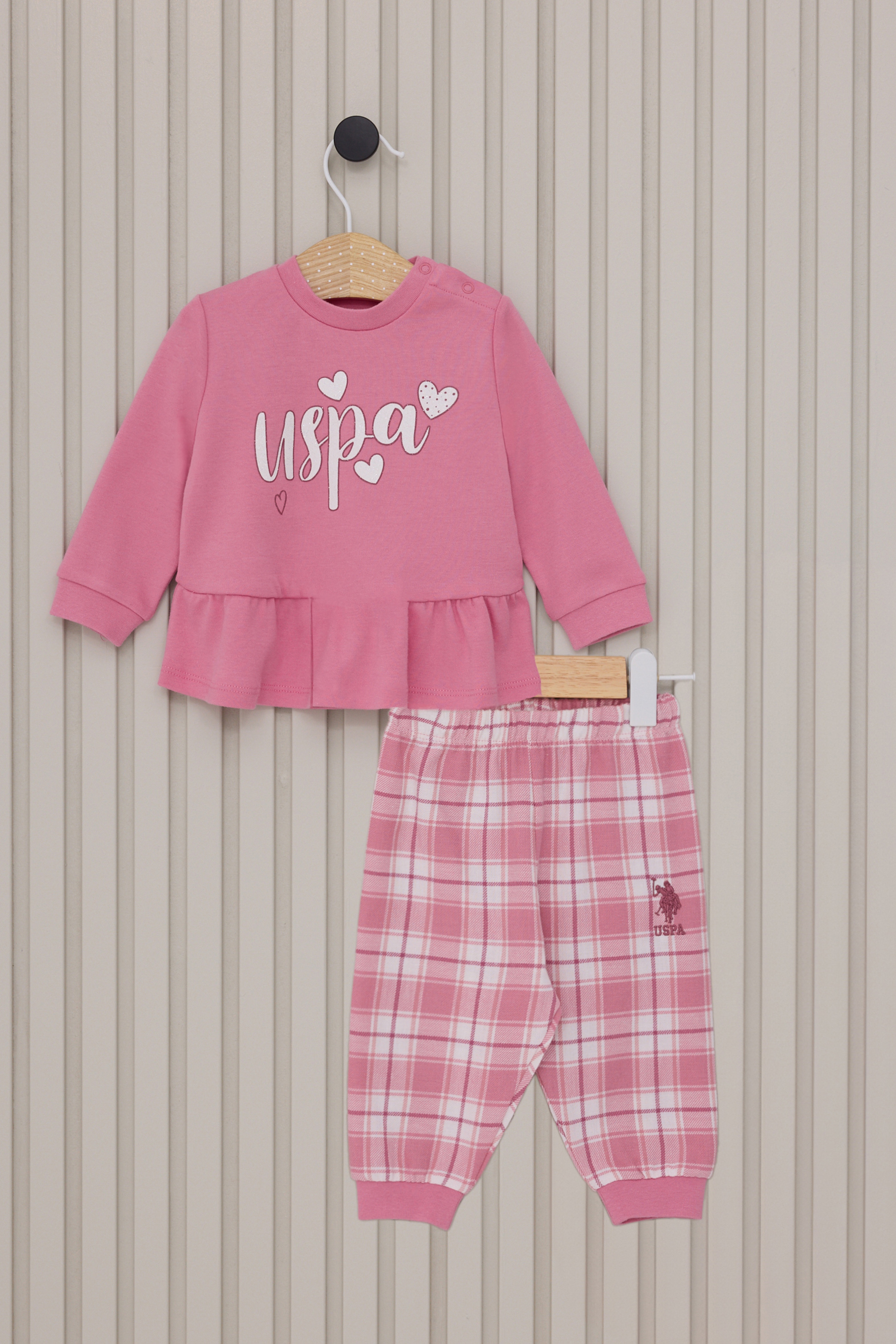 Kız Bebek Pembe Pijama Takımı - Image 1
