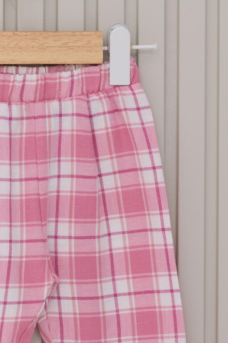 Kız Bebek Pembe Pijama Takımı