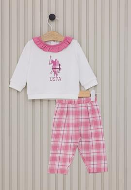 Kız Bebek Pembe Pijama Takımı - 50322775005