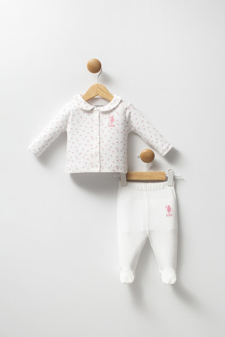 Kız Bebek Pembe Pijama Takımı