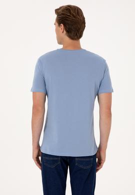 Erkek Mavi Tişört - 50306923030