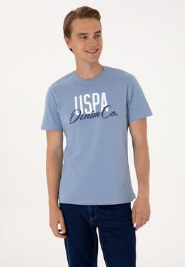 Erkek Mavi Tişört - 50306923030