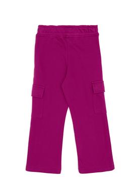 Kız Çocuk Fuşya Cep Detaylı Parlak Baskılı Eşofman Altı - 50316892016