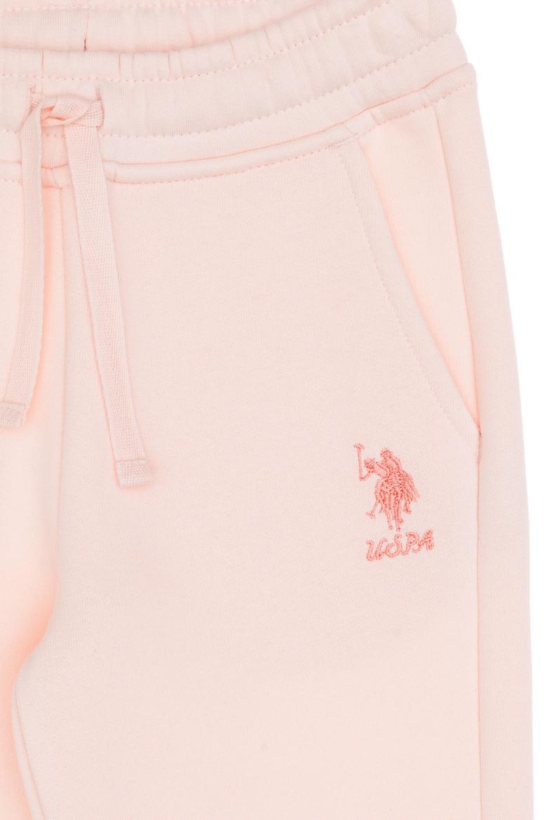 Kız Çocuk Açık Pembe Şardonlu Jogger Eşofman Altı - 50316914036