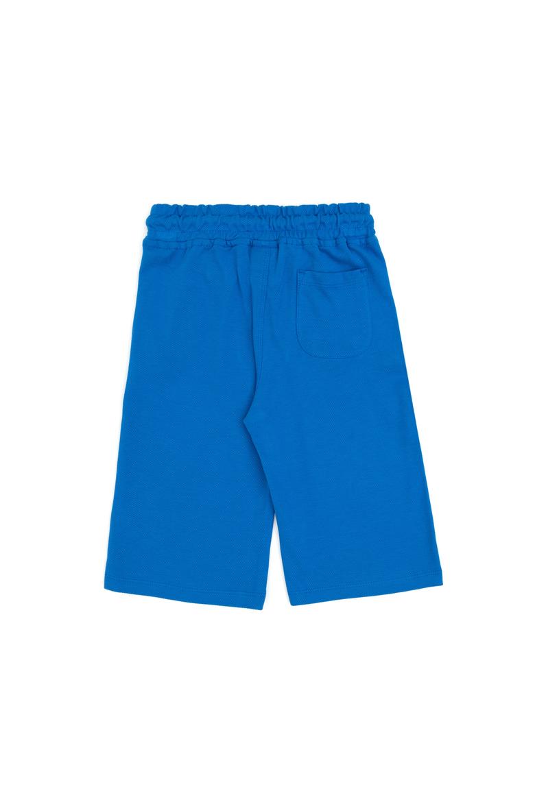 Erkek Çocuk Kobalt Mavi Örme Şort - 50298078111