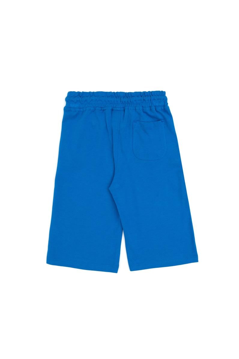 Erkek Çocuk Kobalt Mavi Örme Şort
