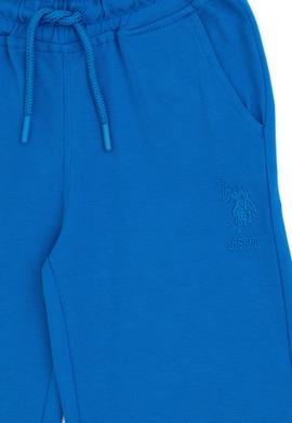 Erkek Çocuk Kobalt Mavi Örme Şort - 50298078111