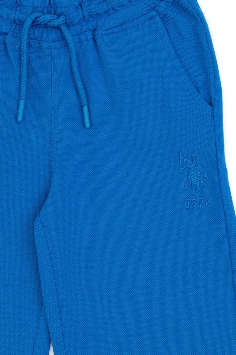 Erkek Çocuk Kobalt Mavi Örme Şort - 50298078111