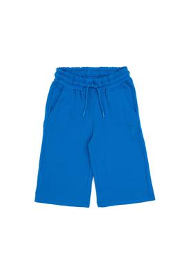 Erkek Çocuk Kobalt Mavi Örme Şort - 50298078111