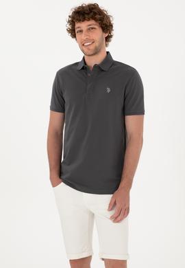 Erkek Antrasit Basic Tişört - 50306015008