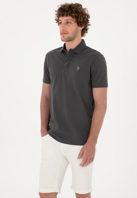 Erkek Antrasit Basic Tişört - 50306015008