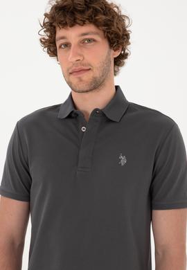 Erkek Antrasit Basic Tişört - 50306015008