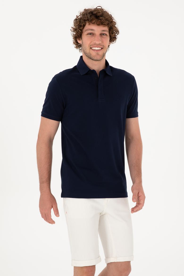 Erkek Lacivert Basic Tişört - 50306015058