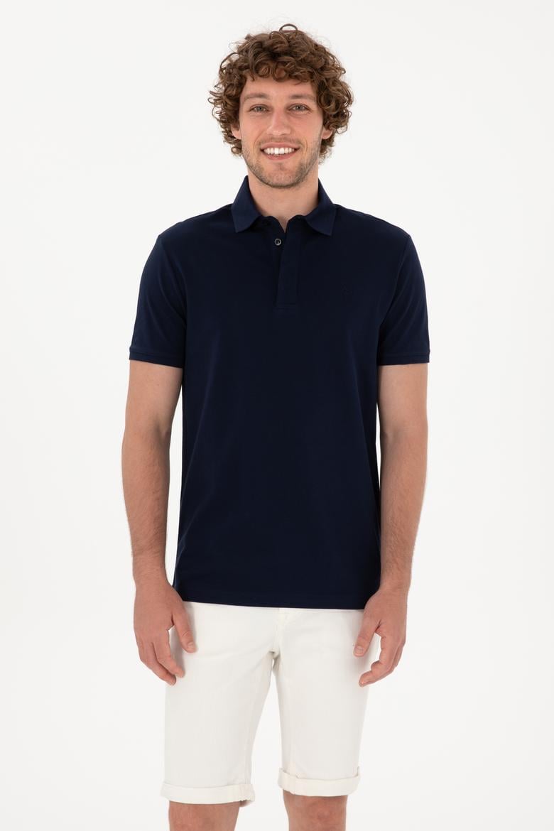 Erkek Lacivert Basic Tişört